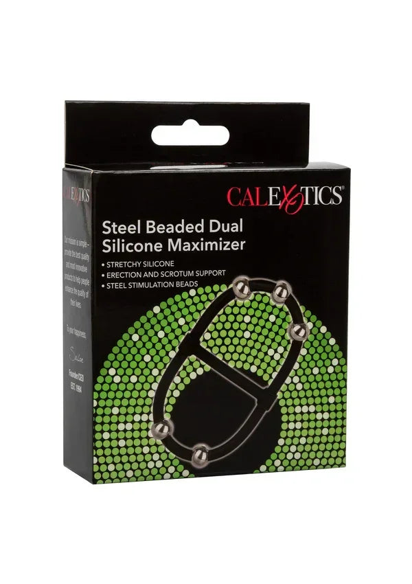 BeadedDualSiliconeMaximizerbyCalExotics2 @ Happytoys Sexshop: online sex shop for Feeling Happy & Easy 😊 the erotic store owned by a woman