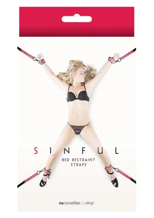 BedRestraintStrapsbyNSNovelties4 @ Happytoys Sexshop: online sex shop for Feeling Happy & Easy 😊 the erotic store owned by a woman