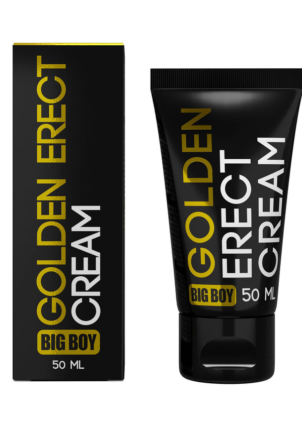 Bestel: Big Boy Golden Erect Cream 50 ml by Cobeco - bij Happytoys.nl, happytoys.be, Happytoys.ae: erotische sex webshop | liever Happy dan Easy ⭐⭐⭐⭐⭐