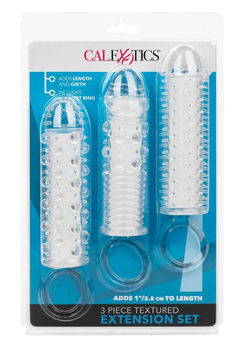 CalExotics-3-Piece-Textured-Extension-Set-Happytoys-Sexshop-liever-Happy-dan-Easy-7819 @ Happytoys Sexshop: online sex shop for Feeling Happy & Easy 😊 the erotic store owned by a woman