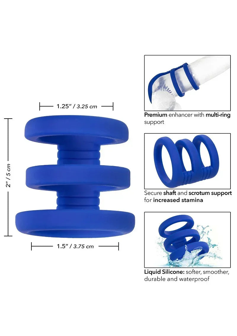 CalExotics-Admiral-Triple-Cock-Cage-Happytoys-Sexshop-Toys-for-Feeling-Happy-Easy-6156 @ Happytoys Sexshop: online sex shop for Feeling Happy & Easy 😊 the erotic store owned by a woman