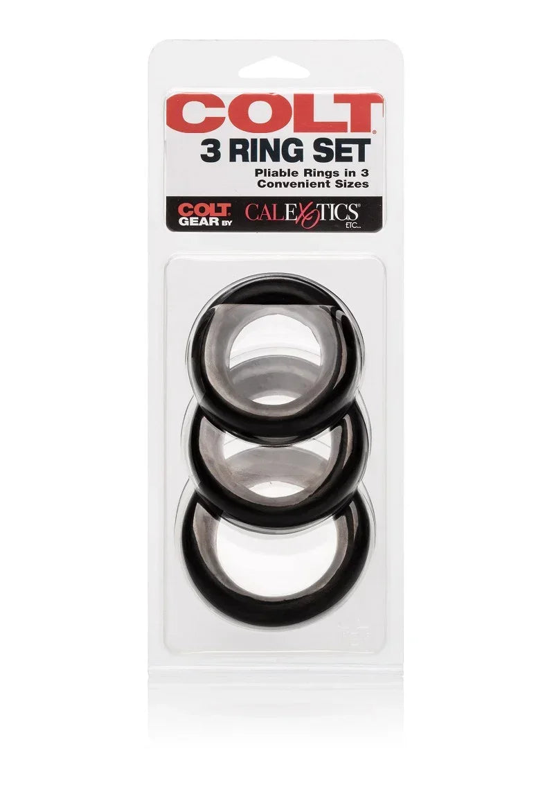 CalExotics-COLT-3-Ring-Set-Cockrings-Happytoys-Sexshop-Toys-for-Feeling-Happy-Easy-4687 @ Happytoys Sexshop: online sex shop for Feeling Happy & Easy 😊 the erotic store owned by a woman