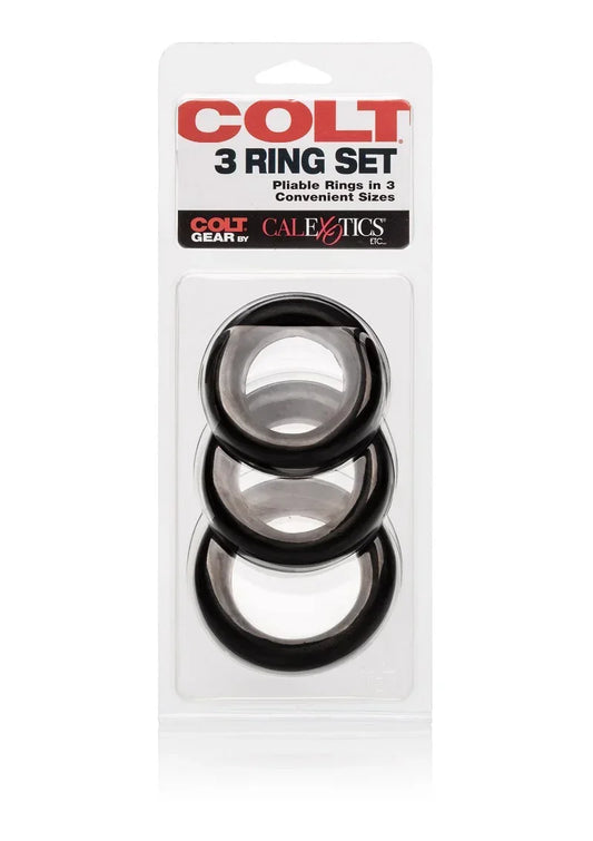 CalExotics-COLT-3-Ring-Set-Cockrings-Happytoys-Sexshop-Toys-for-Feeling-Happy-Easy-4687 @ Happytoys Sexshop: online sex shop for Feeling Happy & Easy 😊 the erotic store owned by a woman