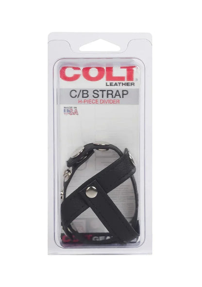 CalExotics-COLT-Leather-C-B-Strap-H-Piece-Divider-Cockring-Happytoys-Sexshop-Toys-for-Feeling-Happy-Easy-9100 @ Happytoys Sexshop: online sex shop for Feeling Happy & Easy 😊 the erotic store owned by a woman