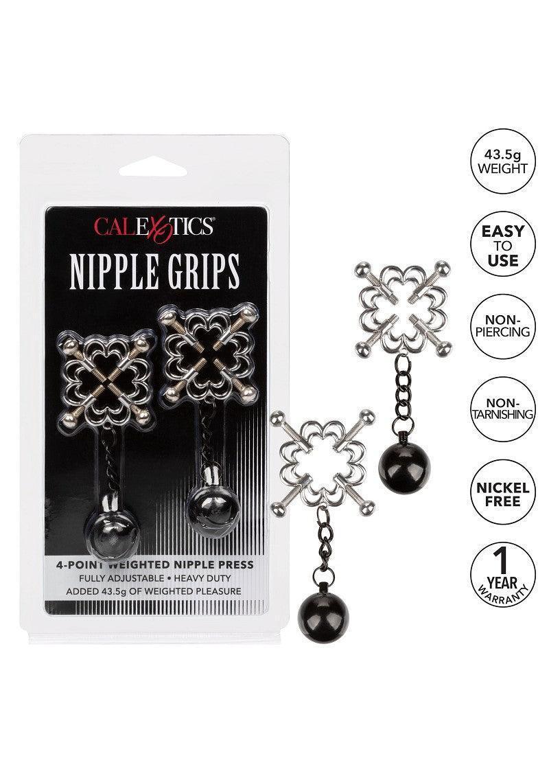 CalExotics-Nipple-Grips-4-Point-Weighted-Nipple-Press-Happytoys-Sexshop-liever-Happy-dan-Easy-9922 @ Happytoys Sexshop: online sex shop for Feeling Happy & Easy 😊 the erotic store owned by a woman