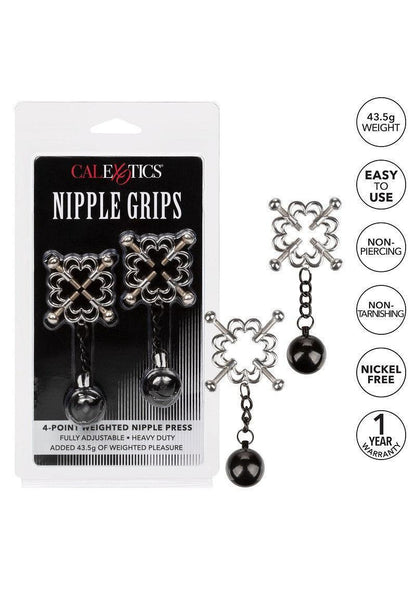 CalExotics-Nipple-Grips-4-Point-Weighted-Nipple-Press-Happytoys-Sexshop-liever-Happy-dan-Easy-9922 @ Happytoys Sexshop: online sex shop for Feeling Happy & Easy 😊 the erotic store owned by a woman