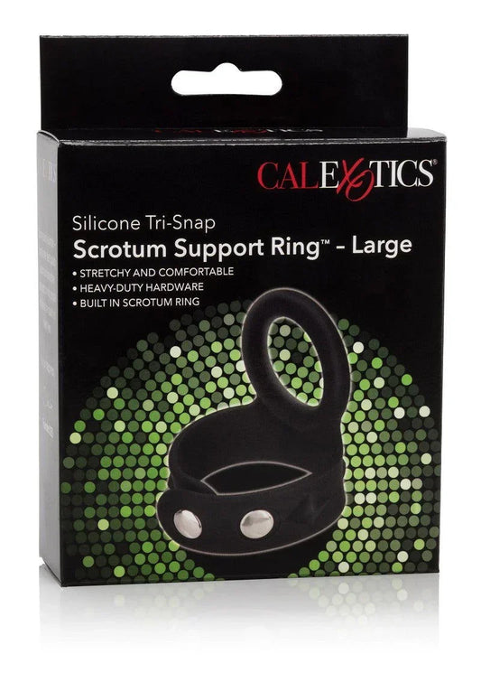 CalExotics-Silicone-Tri-Snap-Scrotum-Support-Ring-Large-Happytoys-Sexshop-Toys-for-Feeling-Happy-Easy-2927 @ Happytoys Sexshop: online sex shop for Feeling Happy & Easy 😊 the erotic store owned by a woman
