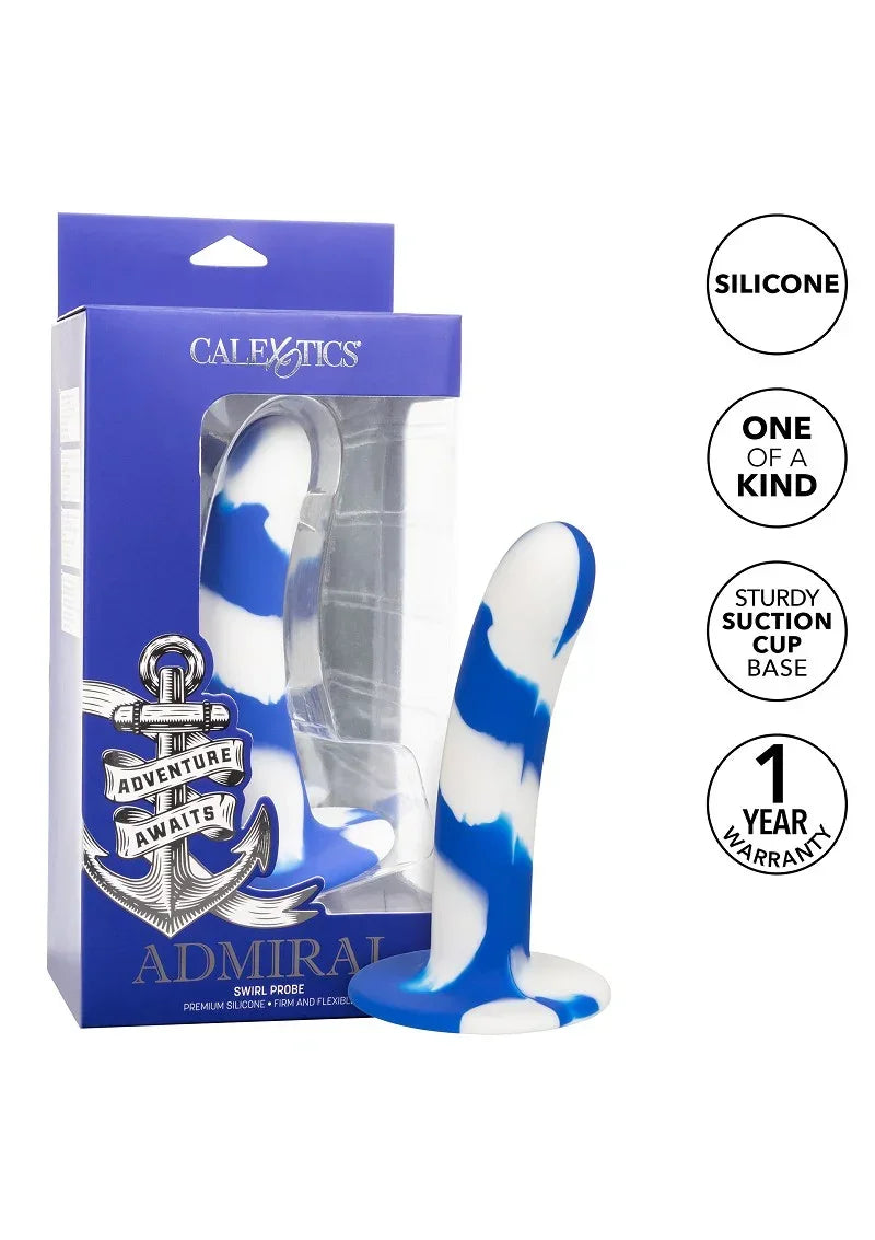 CalExoticsAdmiralSwirlProbe8 @ Happytoys Sexshop: online sex shop for Feeling Happy & Easy 😊 the erotic store owned by a woman