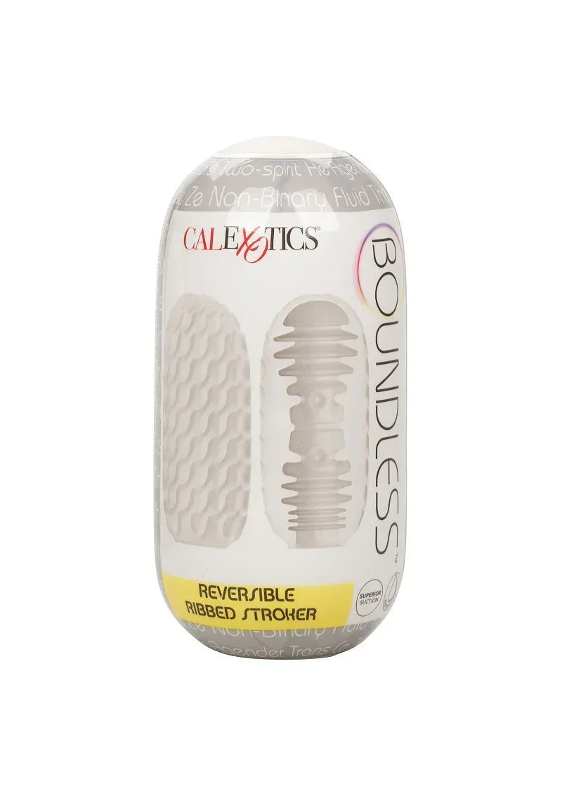 CalExoticsBoundlessReversibleRibbedStroker2 @ Happytoys Sexshop: online sex shop for Feeling Happy & Easy 😊 the erotic store owned by a woman