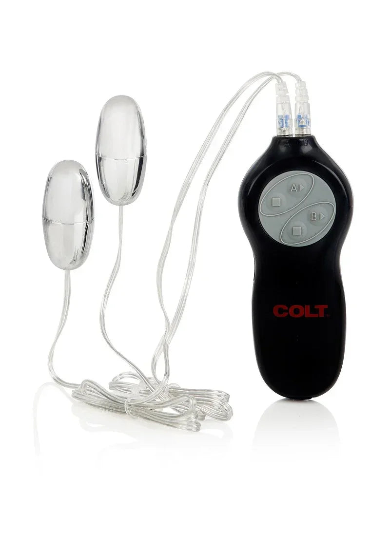 CalExoticsCOLTTwinTurboBulletsDoubleVibrator1 @ Happytoys Sexshop: online sex shop for Feeling Happy & Easy 😊 the erotic store owned by a woman