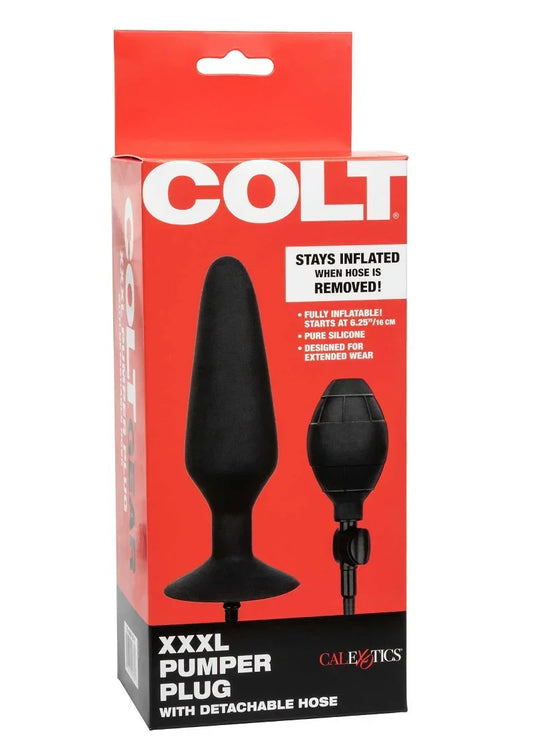 CalExoticsCOLTXXXLPumperPlugwithDetachableHose2 @ Happytoys Sexshop: online sex shop for Feeling Happy & Easy 😊 the erotic store owned by a woman
