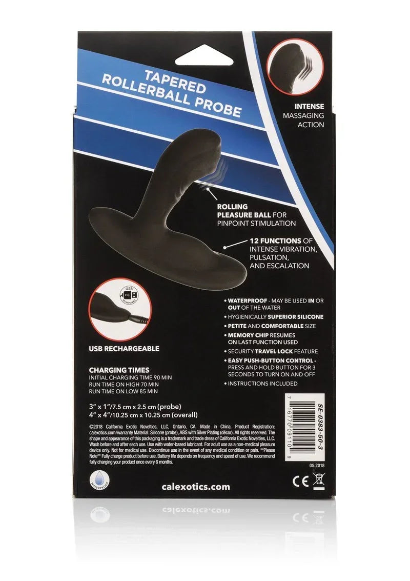 CalExoticsEclipseTaperedRollerBallProbe7 @ Happytoys Sexshop: online sex shop for Feeling Happy & Easy 😊 the erotic store owned by a woman