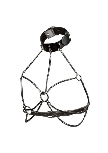 CalExoticsEuphoriaCollectionPlusSizeMultiChainCollarHarness1 @ Happytoys Sexshop: online sex shop for Feeling Happy & Easy 😊 the erotic store owned by a woman