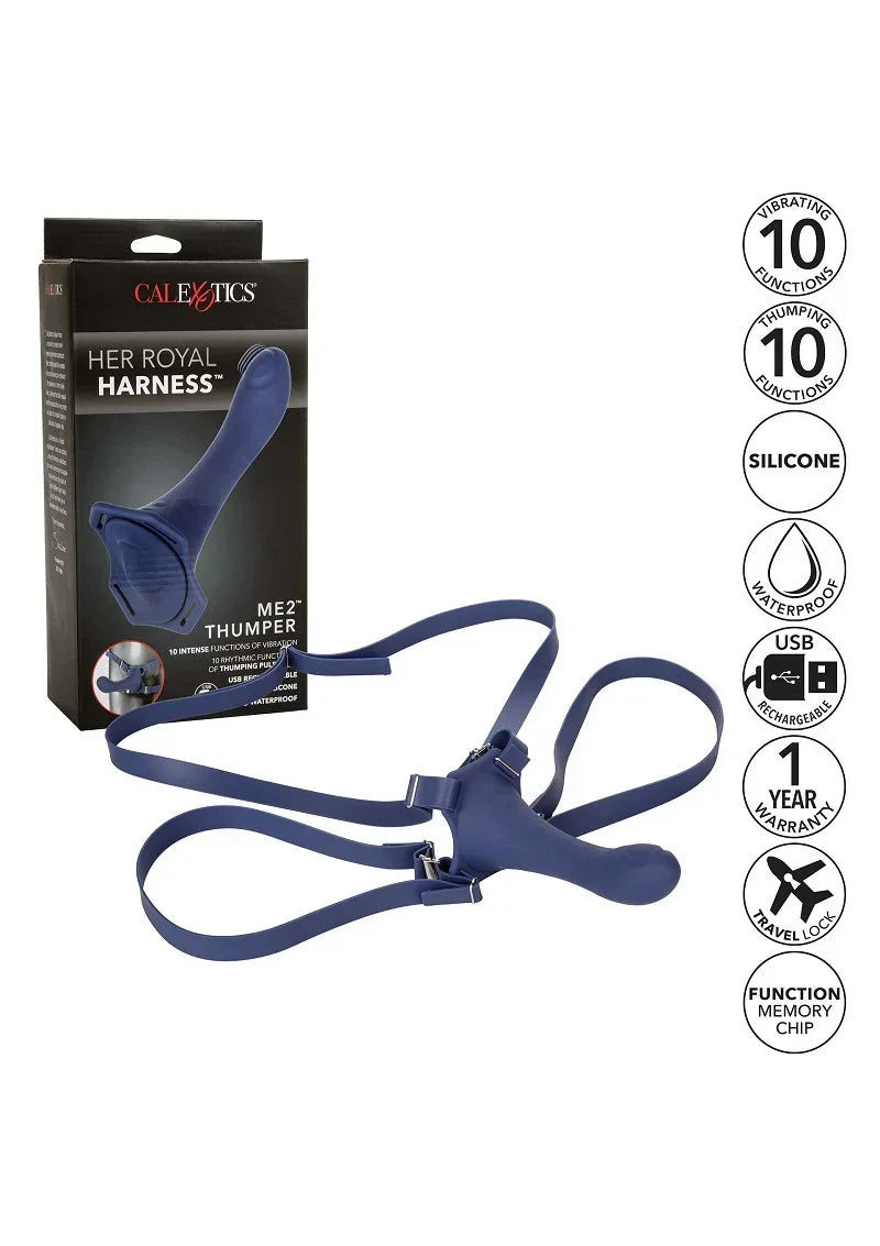 CalExoticsHerRoyalHarnessME2Thumper9 @ Happytoys Sexshop: online sex shop for Feeling Happy & Easy 😊 the erotic store owned by a woman