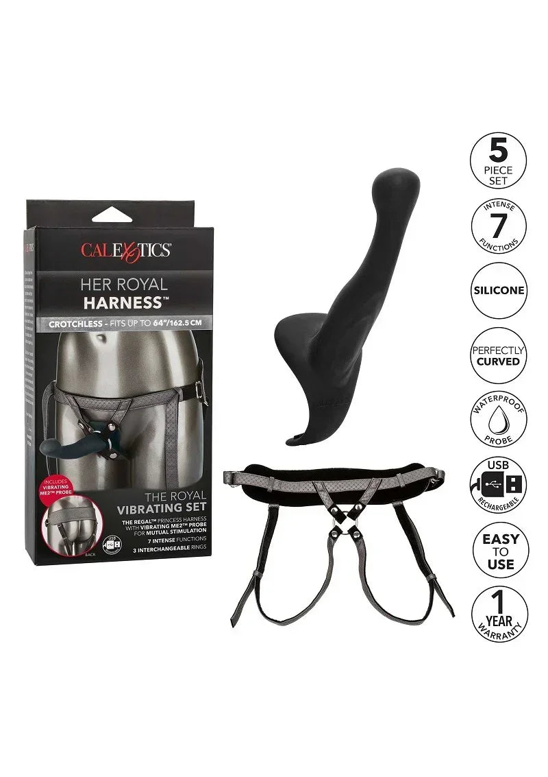 CalExoticsHerRoyalHarnessTheRoyalVibratingSet9 @ Happytoys Sexshop: online sex shop for Feeling Happy & Easy 😊 the erotic store owned by a woman