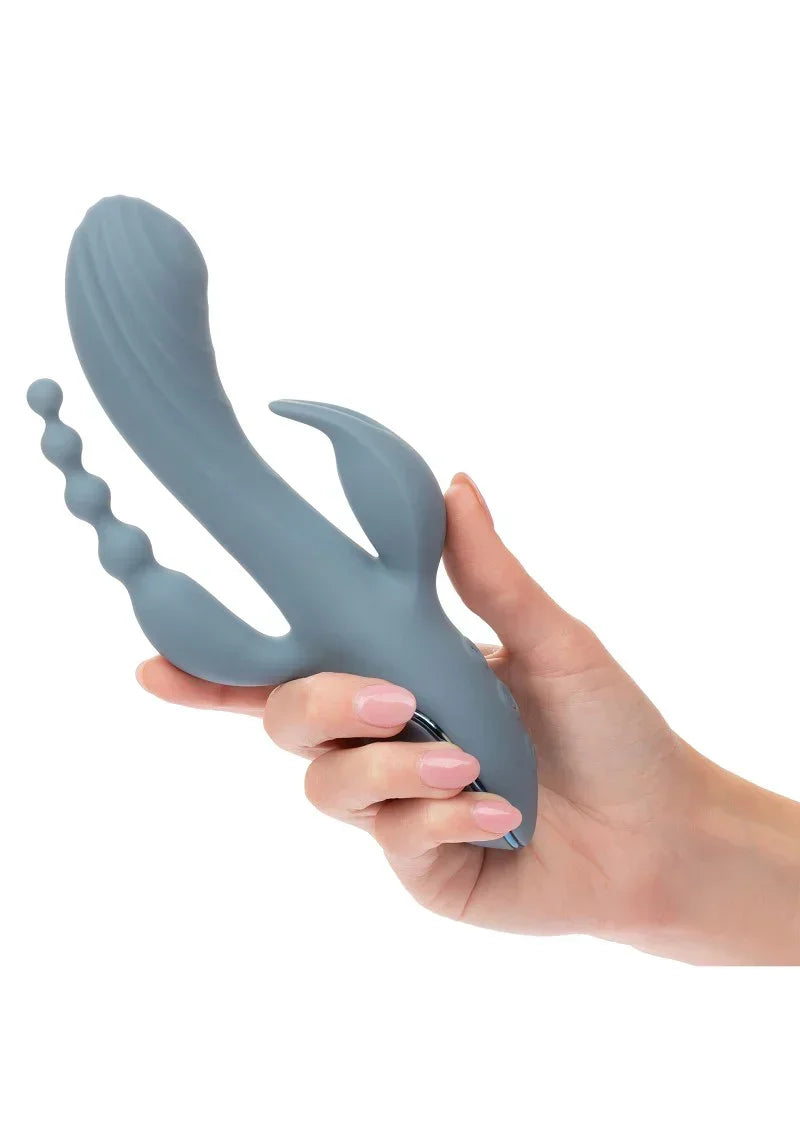 CalExoticsIIITripleEcstasytriplevibrator7 @ Happytoys Sexshop: online sex shop for Feeling Happy & Easy 😊 the erotic store owned by a woman