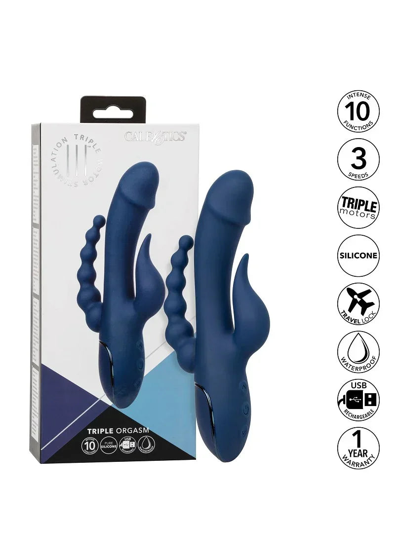 CalExoticsIIITripleOrgasmtripleVIbrator10 @ Happytoys Sexshop: online sex shop for Feeling Happy & Easy 😊 the erotic store owned by a woman