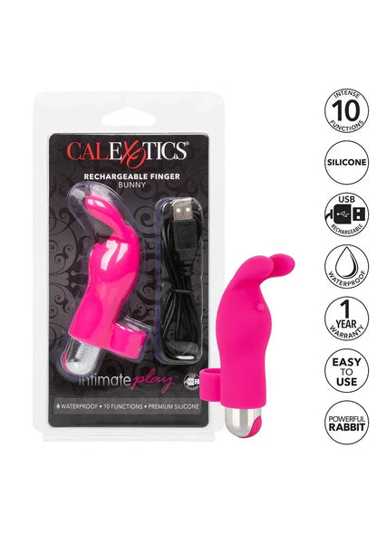CalExoticsIntimatePlayRechargeableFingerBunny7 @ Happytoys Sexshop: online sex shop for Feeling Happy & Easy 😊 the erotic store owned by a woman