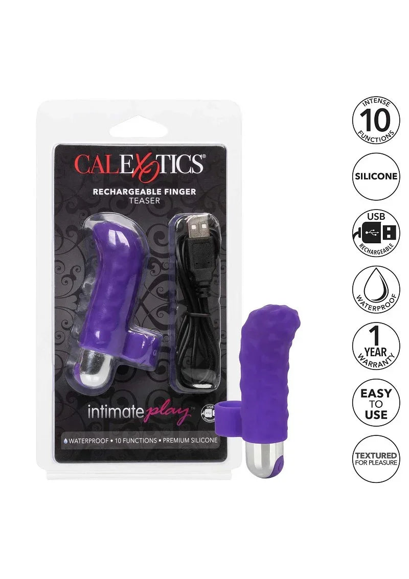 CalExoticsIntimatePlayRechargeableFingerTeaser7 @ Happytoys Sexshop: online sex shop for Feeling Happy & Easy 😊 the erotic store owned by a woman