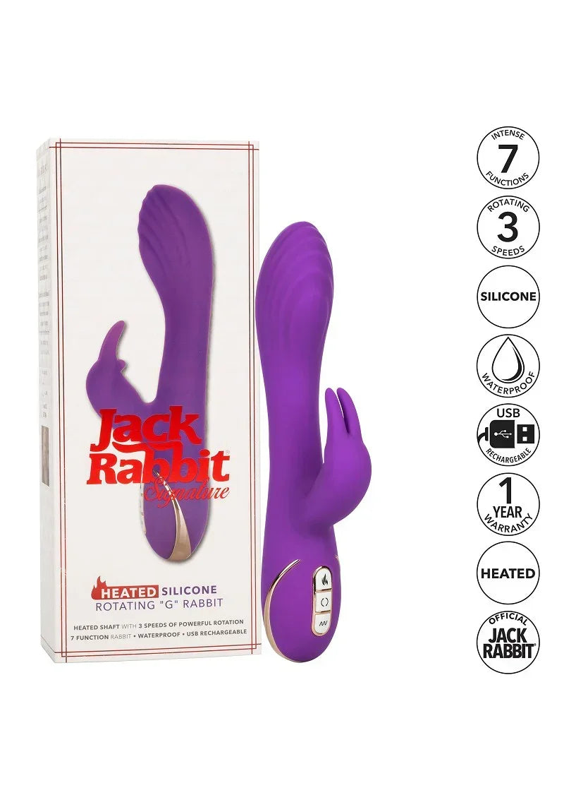 CalExoticsJackRabbitSignatureHeatedSiliconeRotating_G_Rabbit10 @ Happytoys Sexshop: online sex shop for Feeling Happy & Easy 😊 the erotic store owned by a woman