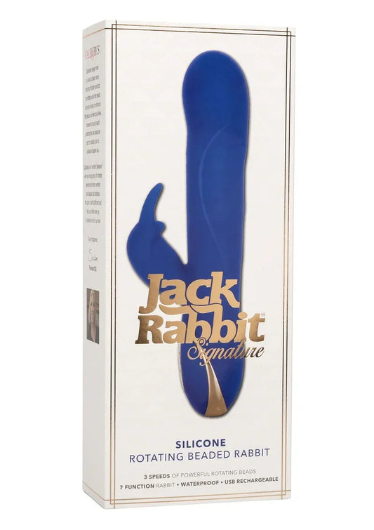 CalExoticsJackRabbitSignatureSiliconeRotatingBeadedRabbit2 @ Happytoys Sexshop: online sex shop for Feeling Happy & Easy 😊 the erotic store owned by a woman