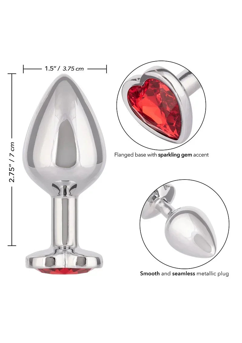 CalExoticsJewelLargeRubyHeartPlug6 @ Happytoys Sexshop: online sex shop for Feeling Happy & Easy 😊 the erotic store owned by a woman