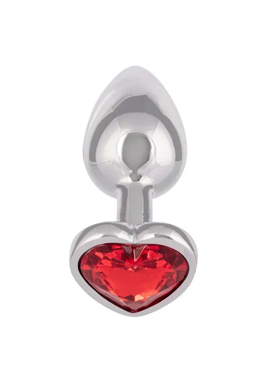 CalExoticsJewelSmallRubyHeartPlug1 @ Happytoys Sexshop: online sex shop for Feeling Happy & Easy 😊 the erotic store owned by a woman