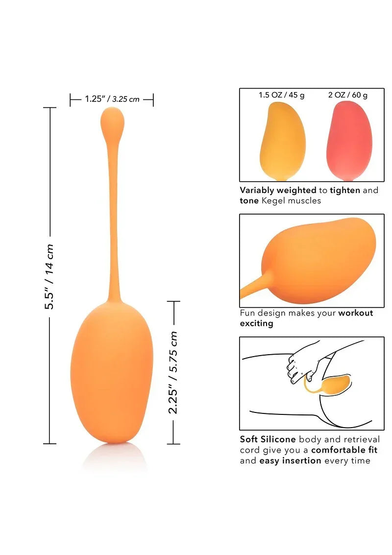 CalExoticsKegelTrainingSetMango6 @ Happytoys Sexshop: online sex shop for Feeling Happy & Easy 😊 the erotic store owned by a woman