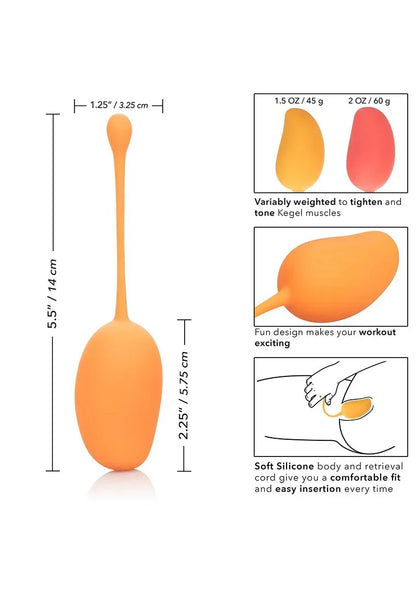 CalExoticsKegelTrainingSetMango6 @ Happytoys Sexshop: online sex shop for Feeling Happy & Easy 😊 the erotic store owned by a woman