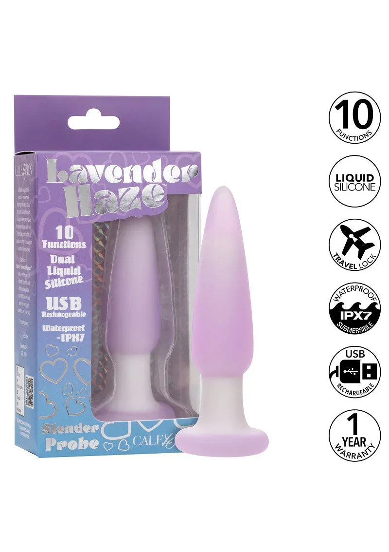 CalExoticsLavenderHazeSlenderProbe7 @ Happytoys Sexshop: online sex shop for Feeling Happy & Easy 😊 the erotic store owned by a woman