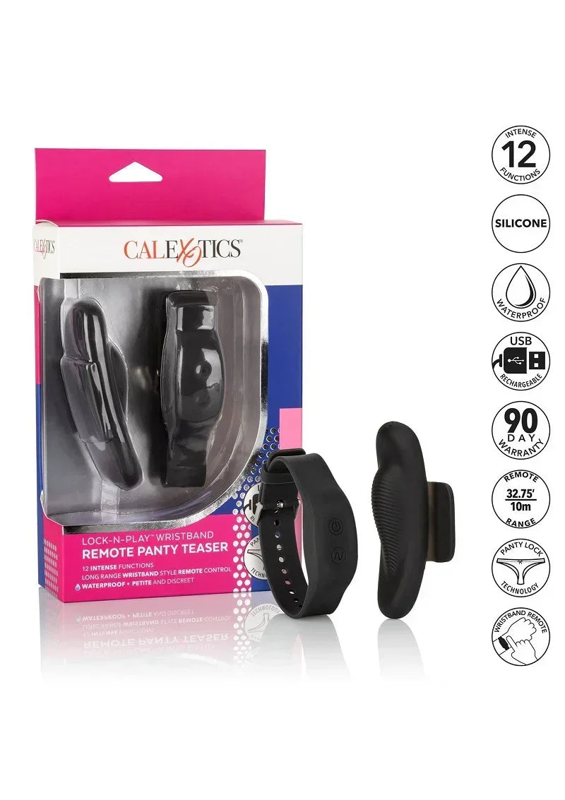 CalExoticsLock-N-PlayWristbandRemotePantyTeaser7 @ Happytoys Sexshop: online sex shop for Feeling Happy & Easy 😊 the erotic store owned by a woman
