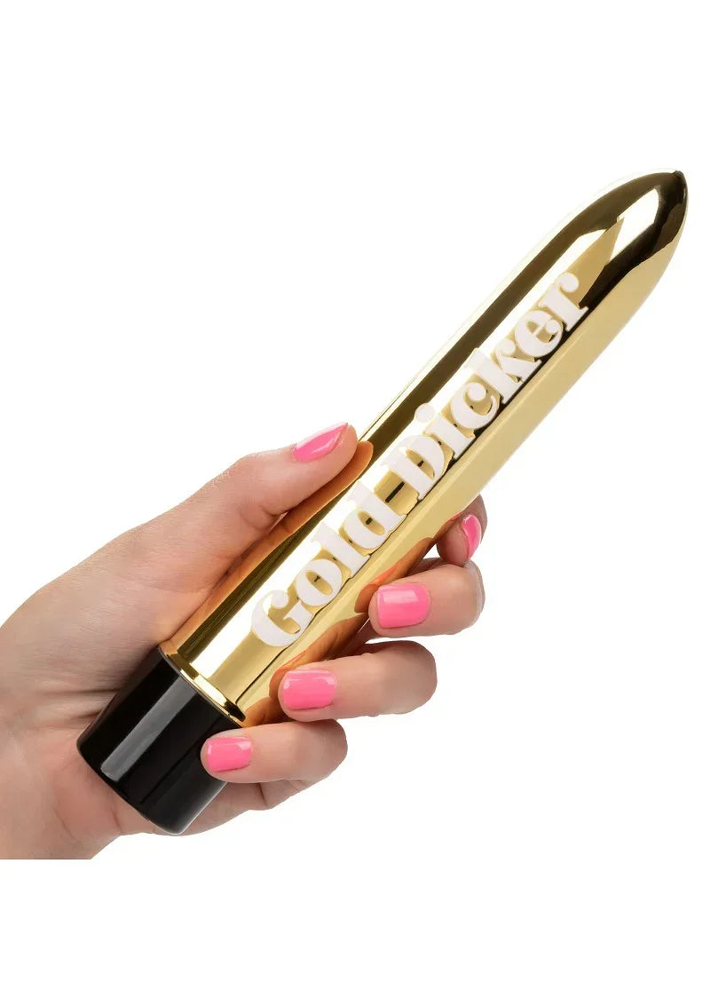 CalExoticsNaughtyBitsGoldDickerPersonalVibrator5 @ Happytoys Sexshop: online sex shop for Feeling Happy & Easy 😊 the erotic store owned by a woman