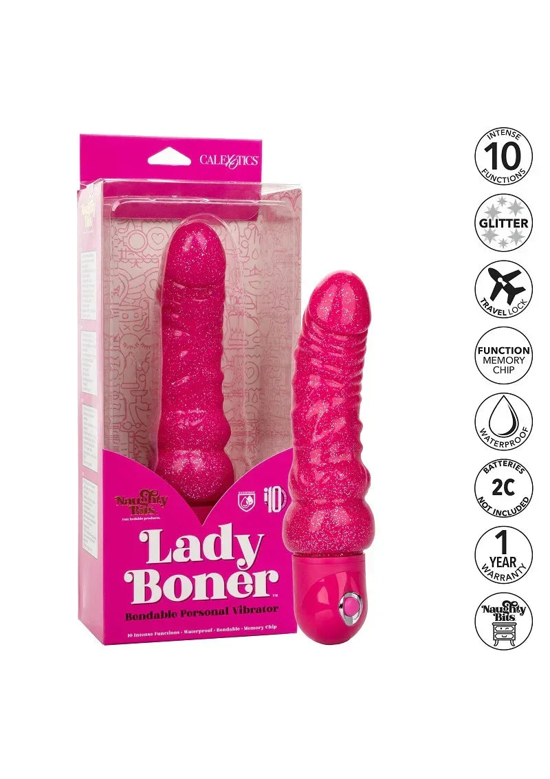 CalExoticsNaughtyBitsLadyBonerBendablePersonalVibrator10 @ Happytoys Sexshop: online sex shop for Feeling Happy & Easy 😊 the erotic store owned by a woman