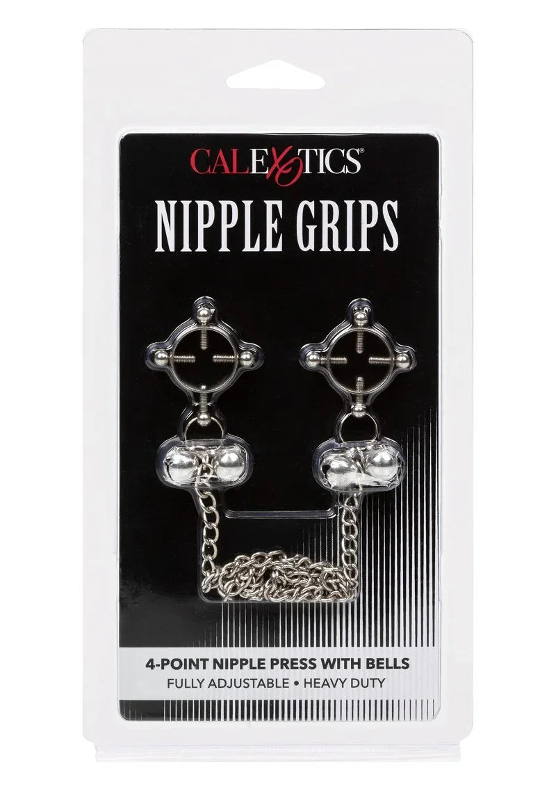 CalExoticsNippleGrips4-puntstepelpersmetbellen2 @ Happytoys Sexshop: online sex shop for Feeling Happy & Easy 😊 the erotic store owned by a woman