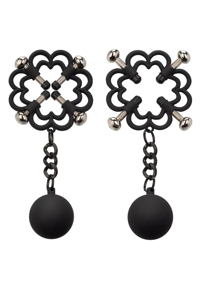 CalExoticsNippleGripsPowerGrip4-PointWeightedNipplePress1 @ Happytoys Sexshop: online sex shop for Feeling Happy & Easy 😊 the erotic store owned by a woman