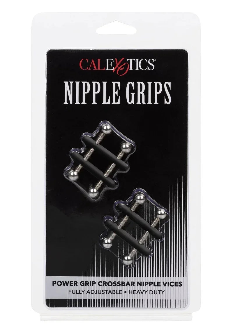 CalExoticsNippleGripsPowerGripCrossbarNippleVices2 @ Happytoys Sexshop: online sex shop for Feeling Happy & Easy 😊 the erotic store owned by a woman
