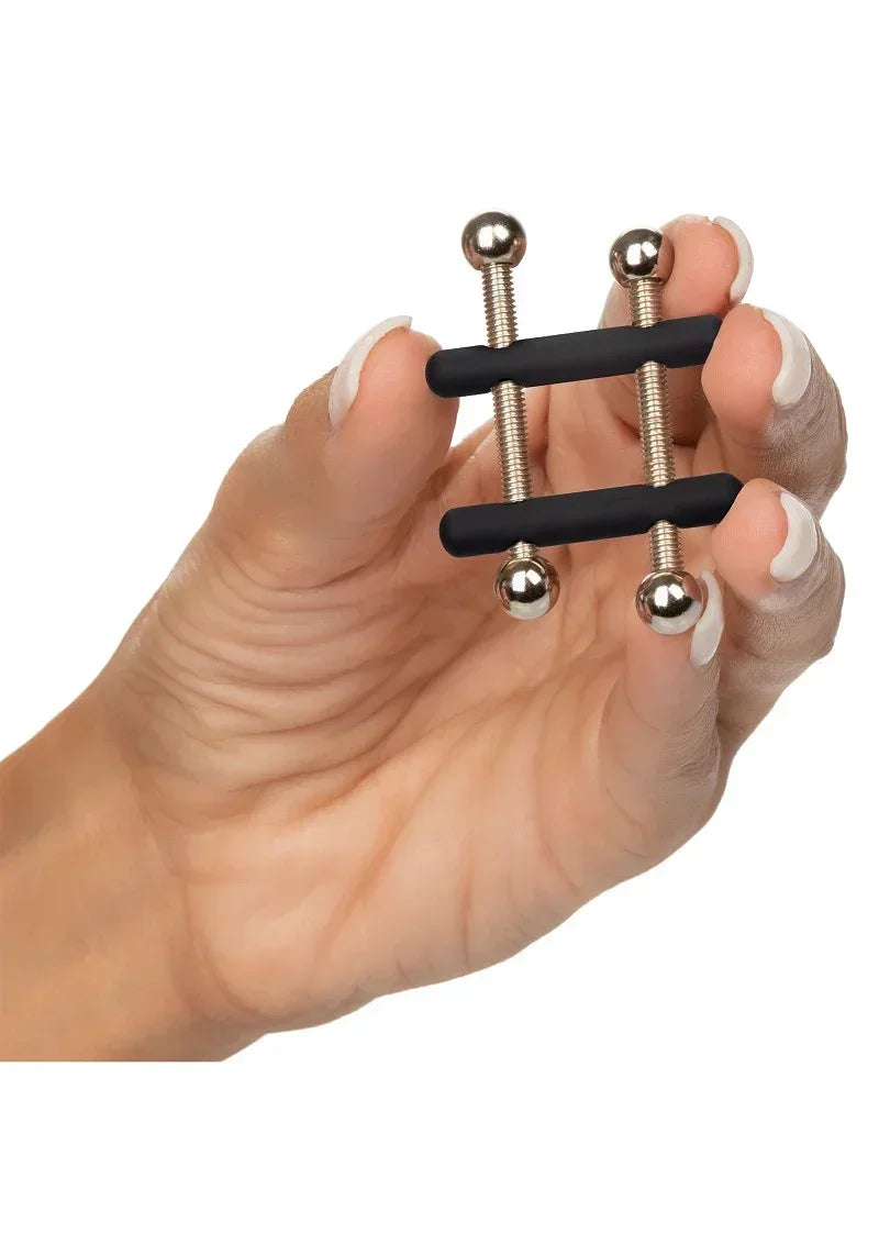 CalExoticsNippleGripsPowerGripCrossbarNippleVices5 @ Happytoys Sexshop: online sex shop for Feeling Happy & Easy 😊 the erotic store owned by a woman