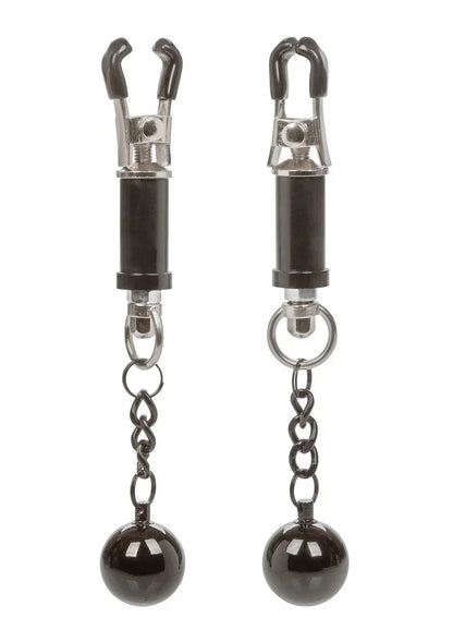 CalExoticsNippleGripsWeightedTwistNippleClamps1 @ Happytoys Sexshop: online sex shop for Feeling Happy & Easy 😊 the erotic store owned by a woman