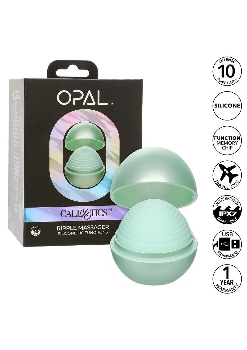 CalExoticsOpalRippleMassager10 @ Happytoys Sexshop: online sex shop for Feeling Happy & Easy 😊 the erotic store owned by a woman