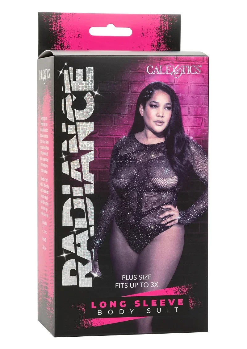 CalExoticsRadiancePlusSizeLongSleeveBodySuit1 @ Happytoys Sexshop: online sex shop for Feeling Happy & Easy 😊 the erotic store owned by a woman