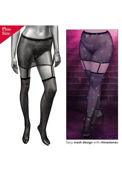 CalExoticsRadiancePlusSizeOnePieceGarterSkirtwithThighHighs6 @ Happytoys Sexshop: online sex shop for Feeling Happy & Easy 😊 the erotic store owned by a woman