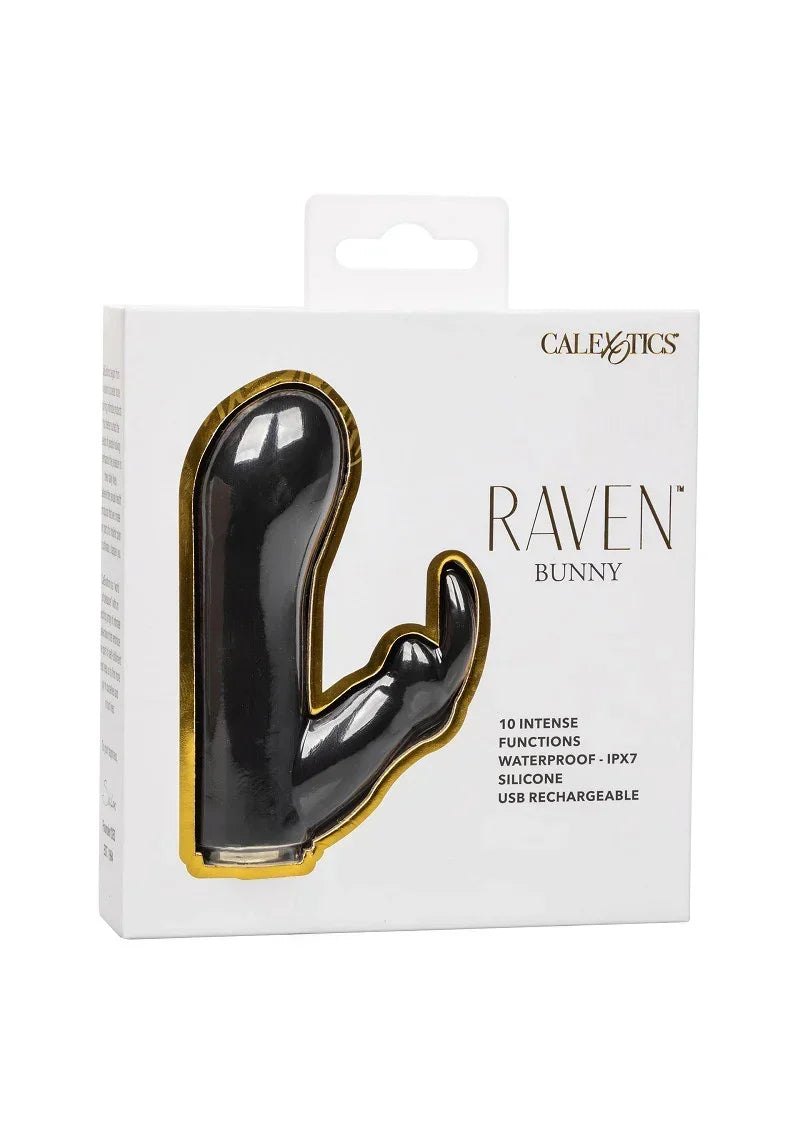 CalExoticsRavenBunnyvibrator2 @ Happytoys Sexshop: online sex shop for Feeling Happy & Easy 😊 the erotic store owned by a woman
