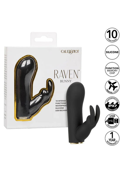 CalExoticsRavenBunnyvibrator8 @ Happytoys Sexshop: online sex shop for Feeling Happy & Easy 😊 the erotic store owned by a woman
