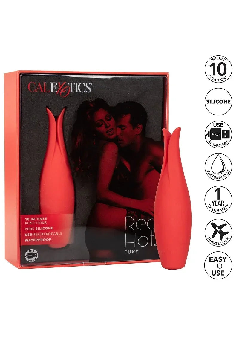 CalExoticsRedHotFury9 @ Happytoys Sexshop: online sex shop for Feeling Happy & Easy 😊 the erotic store owned by a woman