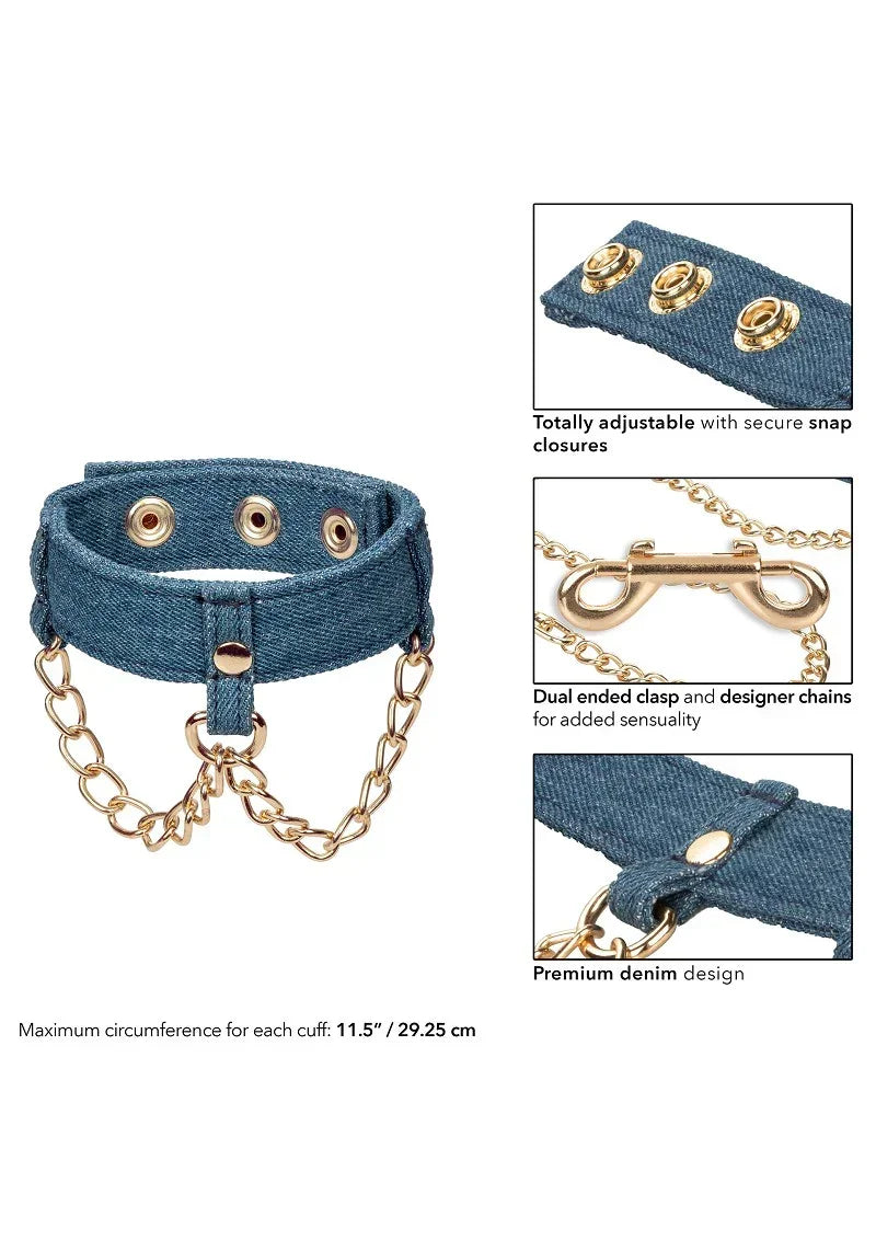 CalExoticsRide_emPremiumDenimCollectionAnkleCuffs45 @ Happytoys Sexshop: online sex shop for Feeling Happy & Easy 😊 the erotic store owned by a woman