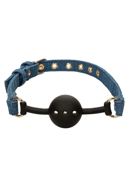 CalExoticsRide_emPremiumDenimCollectionBallGag1 @ Happytoys Sexshop: online sex shop for Feeling Happy & Easy 😊 the erotic store owned by a woman