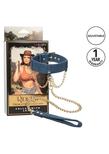 CalExoticsRide_emPremiumDenimCollectionCollarwithLeash7 @ Happytoys Sexshop: online sex shop for Feeling Happy & Easy 😊 the erotic store owned by a woman