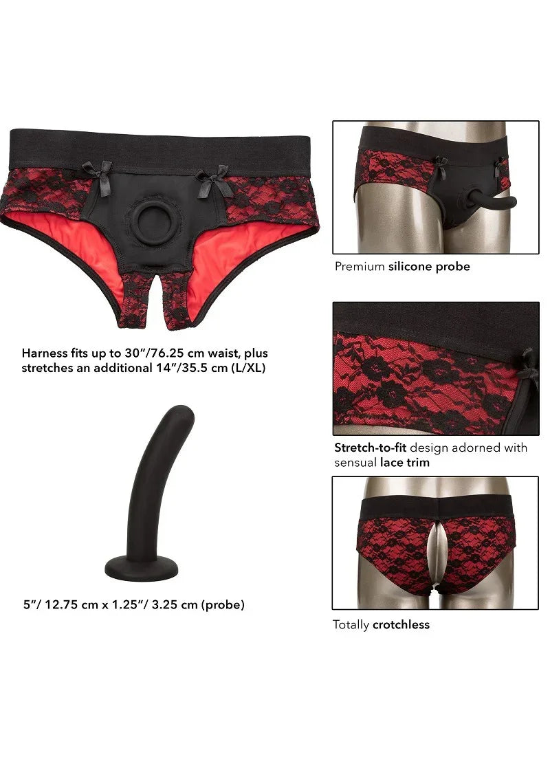 CalExoticsScandalCrotchlessPeggingPantySetLXL17 @ Happytoys Sexshop: online sex shop for Feeling Happy & Easy 😊 the erotic store owned by a woman