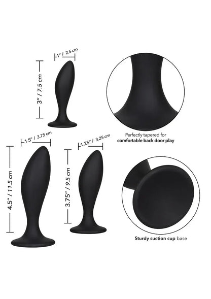 CalExoticsSiliconeAnalCurveKit3 @ Happytoys Sexshop: online sex shop for Feeling Happy & Easy 😊 the erotic store owned by a woman