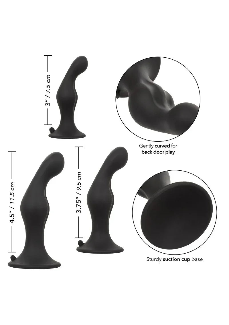 CalExoticsSiliconeAnalRippleKit3 @ Happytoys Sexshop: online sex shop for Feeling Happy & Easy 😊 the erotic store owned by a woman